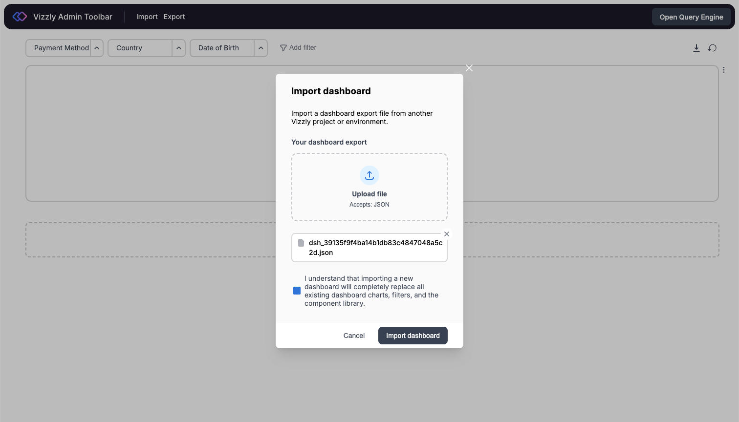 Import Dashboard