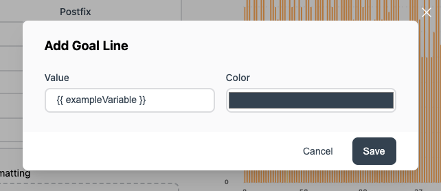 Using Variables in Goal Lines